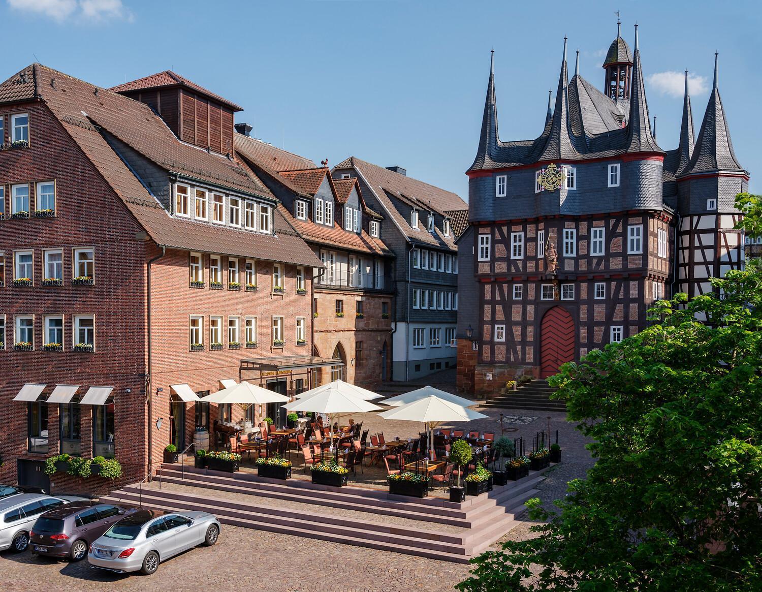 Hotel Die Sonne Frankenberg Франкенберг Экстерьер фото
